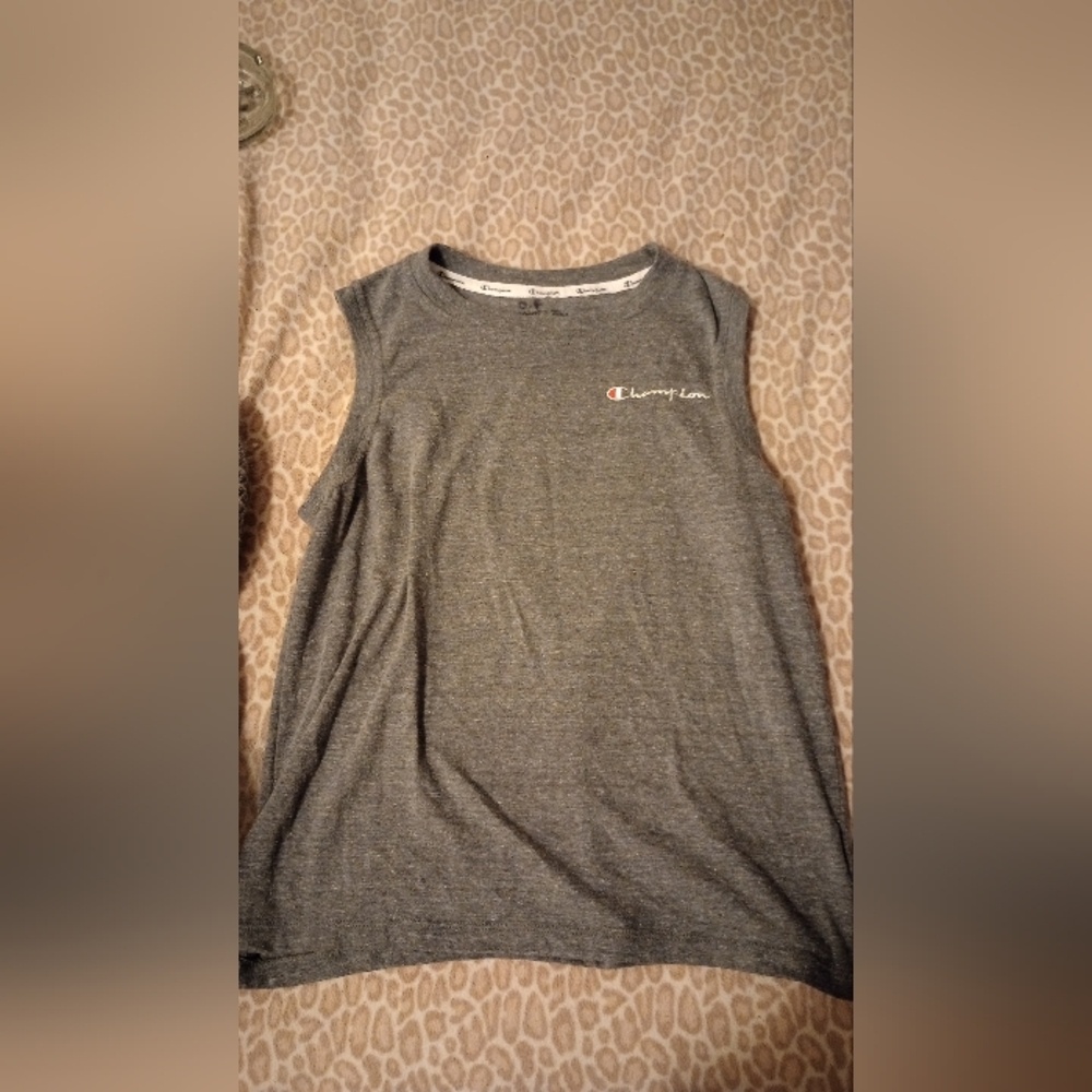 Women's Gray Champion Tank Top For Sale!!
